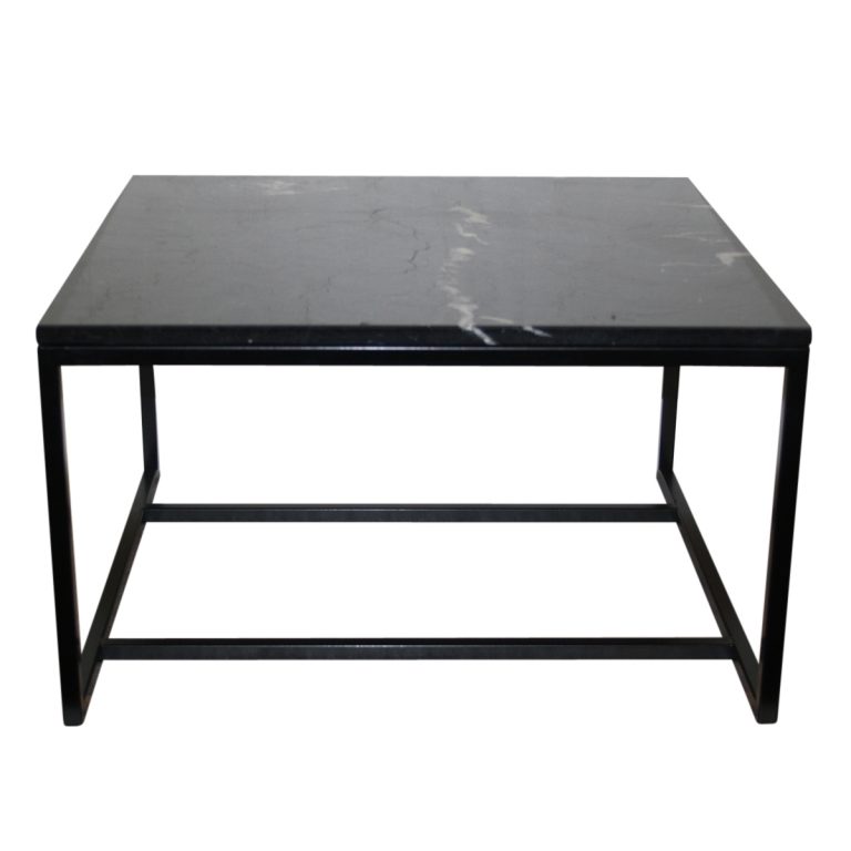 Sofabord E sort marmor – sort inside | byChoise